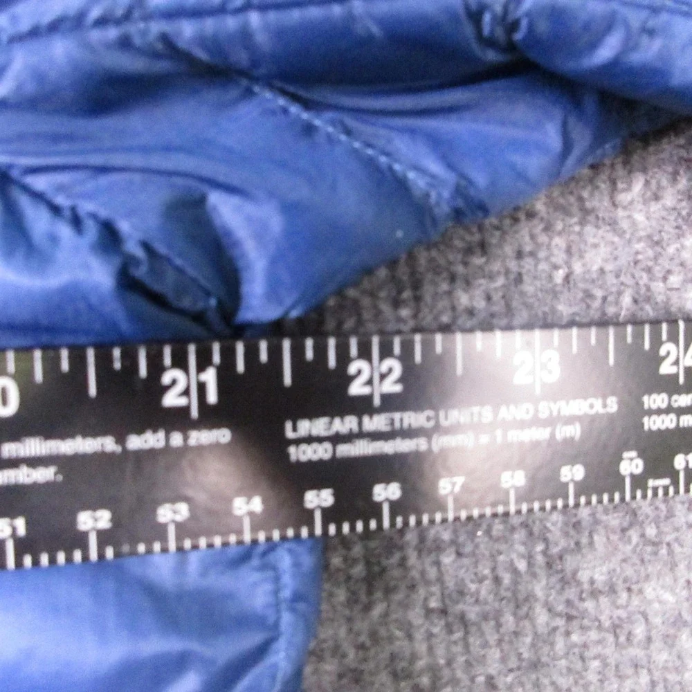 The North Face Jacket Mens Small Blue Thermoball Quilted Puffer Full Zip
